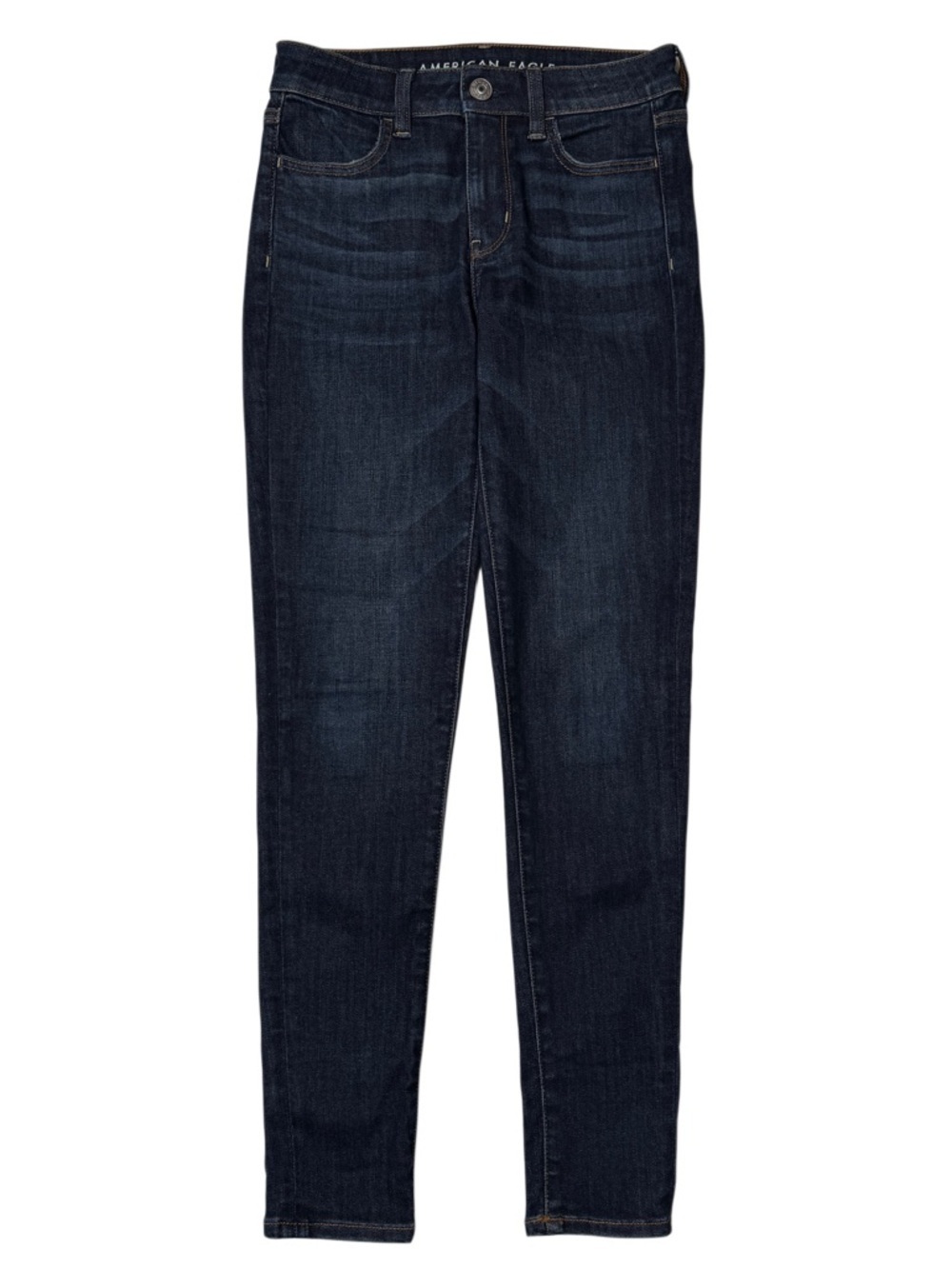 {American Eagle} "High Rise Jegging" Dark Blue Skinny Leg Jeans WJ101-56